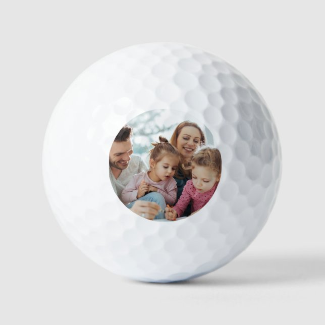Create Your Own Photo Custom Pic Double Sided Golf Balls (Front)