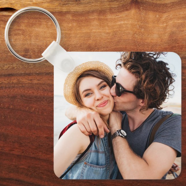 Create Your Own Photo Custom Pic Double Sided Key Ring (Front)