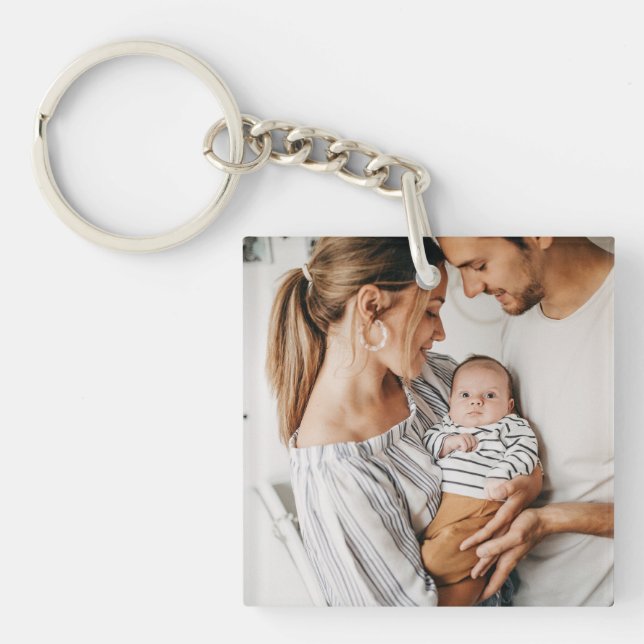 Create Your Own Photo Custom Pic Double Sided Key Ring (Front)