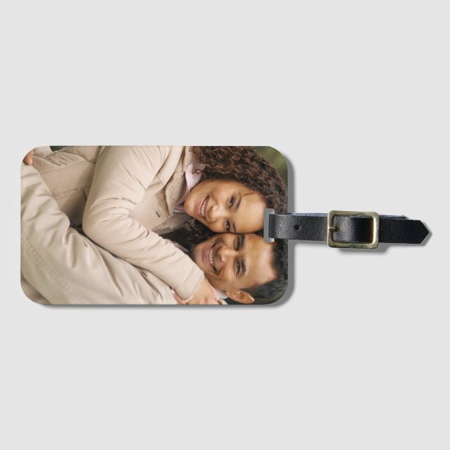 Create Your Own Photo Custom Pic Luggage Tag (Front Horizontal)