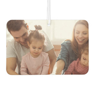 Create Your Own Photo Custom Pic Two Photo Car Air Freshener