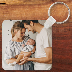 Create Your Own Photo Custom Pic Two Photo  Key Ring