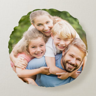 Create Your Own Photo Custom Picture DIY Round Cushion