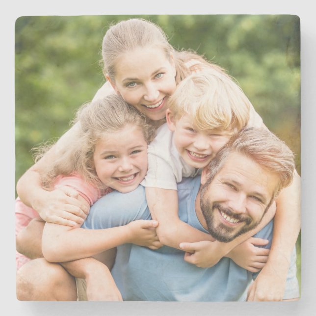 Create Your Own Photo Custom Picture DIY Stone Coaster (Front)