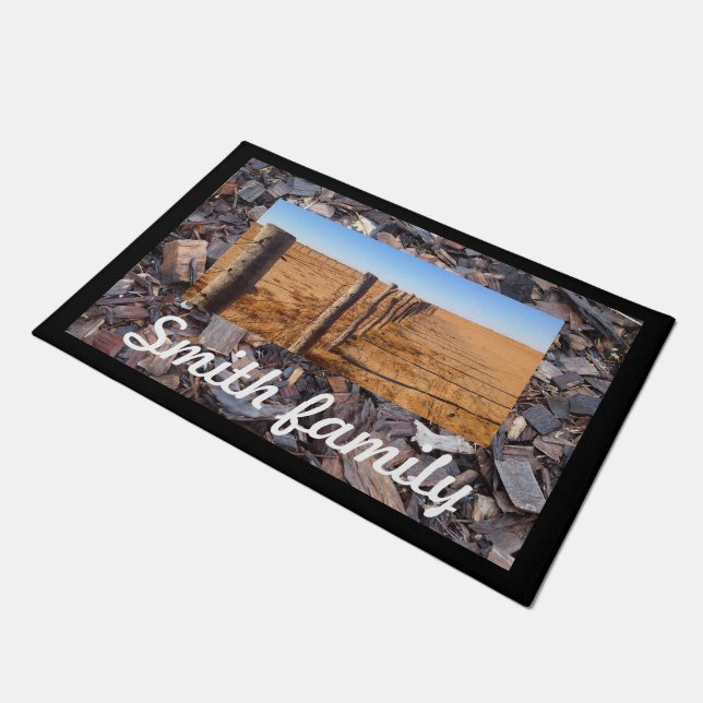 Create your own photo door mat (Angled)