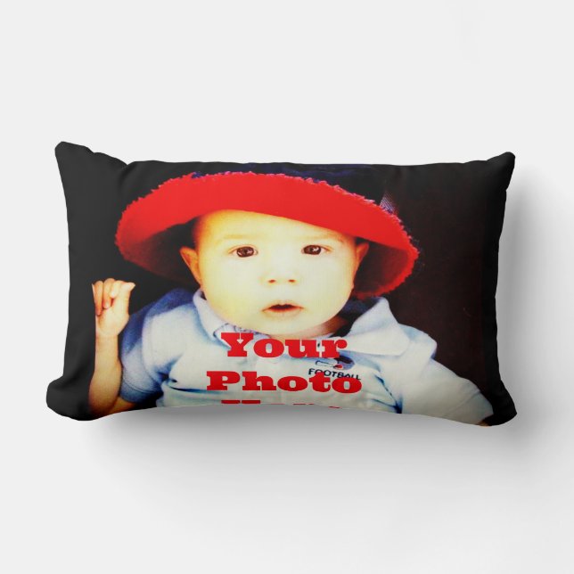 Create Your Own Photo Gifts Template Lumbar Cushion (Front)