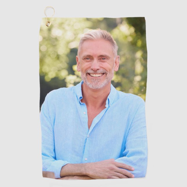 Create your Own Photo Golf Towel (Front)