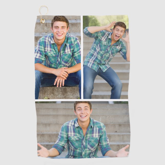 Create your Own Photo Golf Towel (Front)