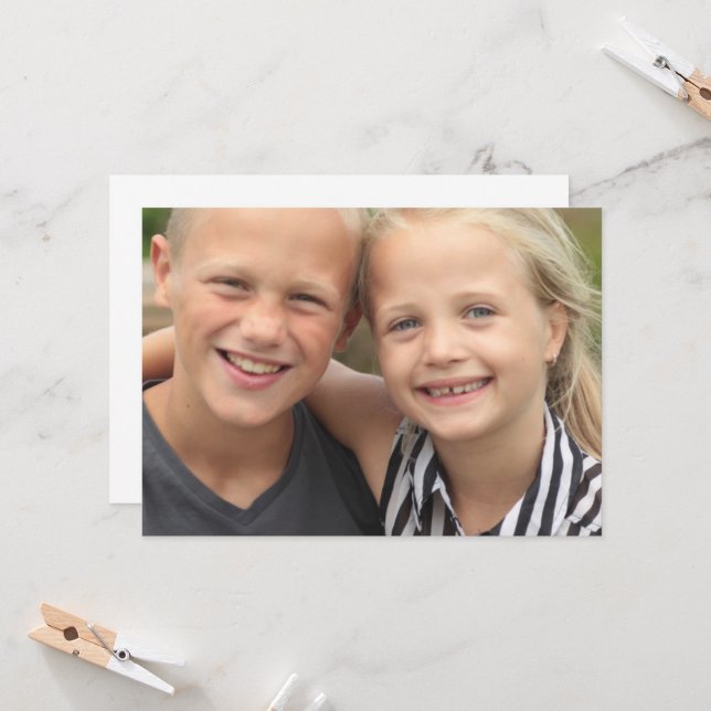 Create Your Own Photo  Invitation (Front/Back In Situ)