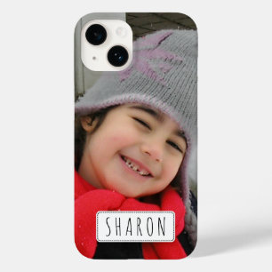 Create your own  photo iPhone case with name