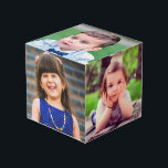 Create Your Own Photo Keepsake Cube<br><div class="desc">Create Your Own Photo Keepsake cube for yourself or as a gift to family or friends. Add any five selfie or square photos in place of the template images to make a fun photo cube.</div>