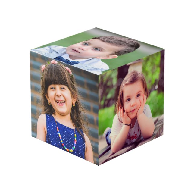 Create Your Own Photo Keepsake Cube (Front Angled)
