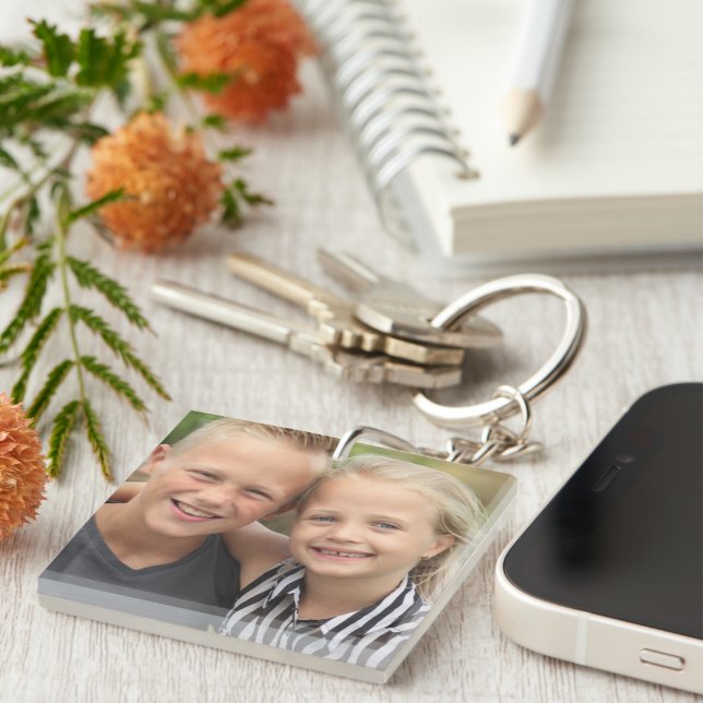 Create Your Own Photo Key Ring (Front Right)