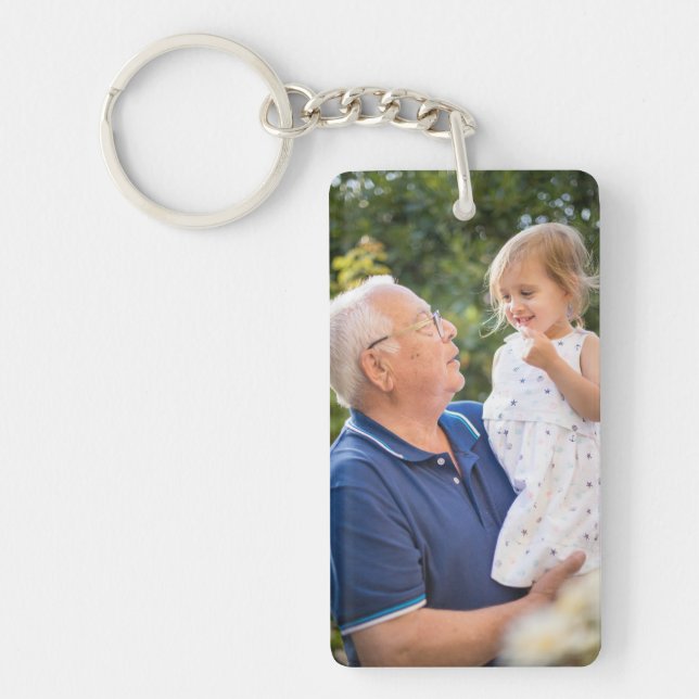 Create Your Own Photo  Key Ring (Front)