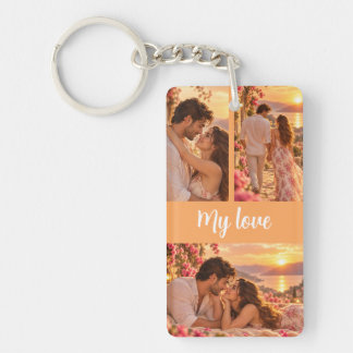 Create your own photo Keychain for Couples