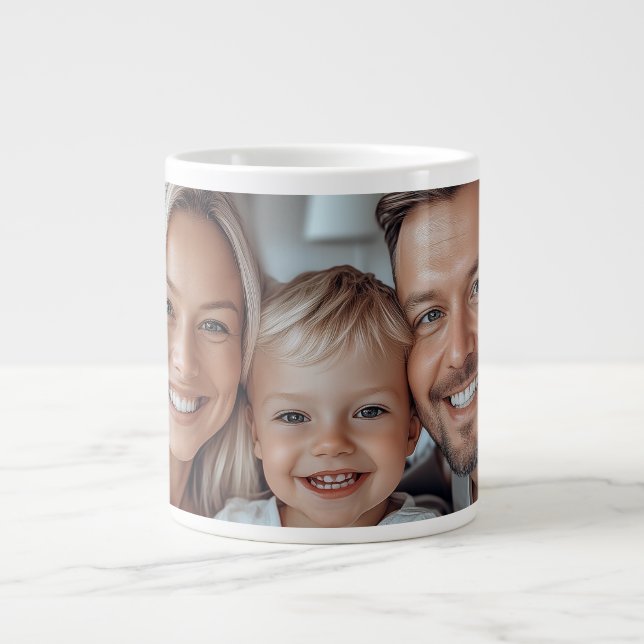 Create Your Own Photo Large Coffee Mug (Front)