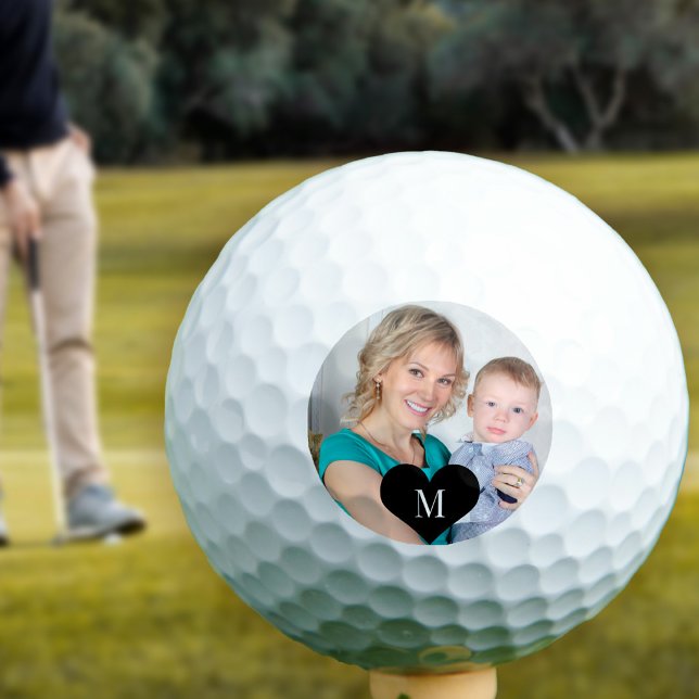 Create your own photo monogram initial golf balls (Creator Uploaded)