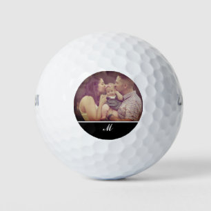 Create Your Own Photo Monogram Initial  Golf Balls