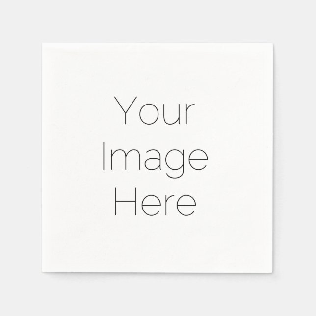 Create your own photo Napkin paper  (Front)