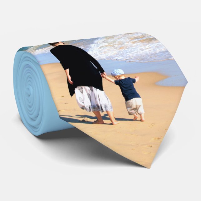 Create Your Own Photo Neck Tie with Custom Colour (Rolled)