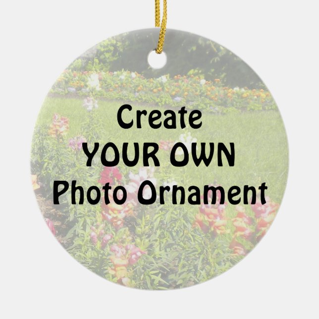 Create Your Own Photo Ornament (Front)