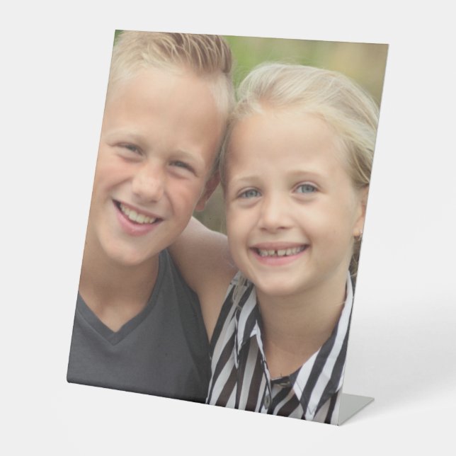 Create Your Own Photo Pedestal Sign (Front)