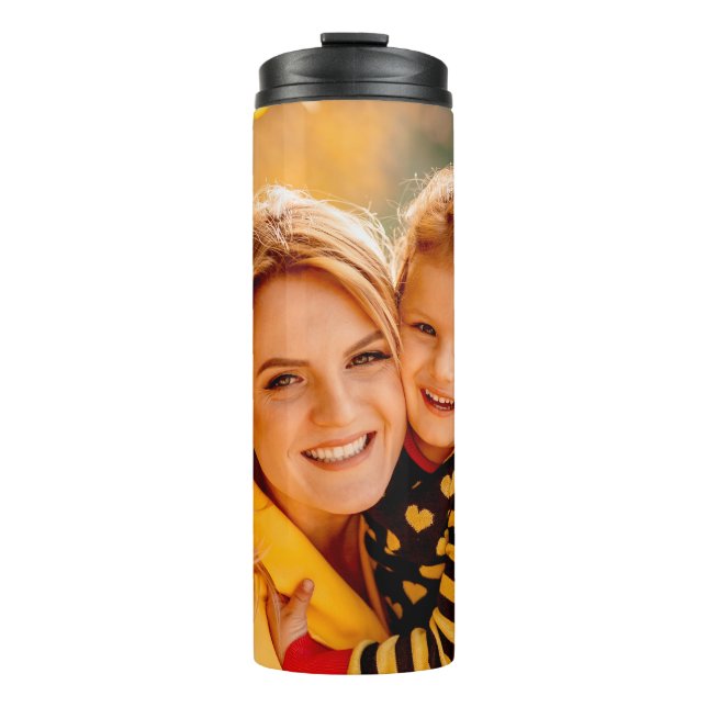 Create Your Own Photo Personalised Custom Thermal Tumbler (Front)