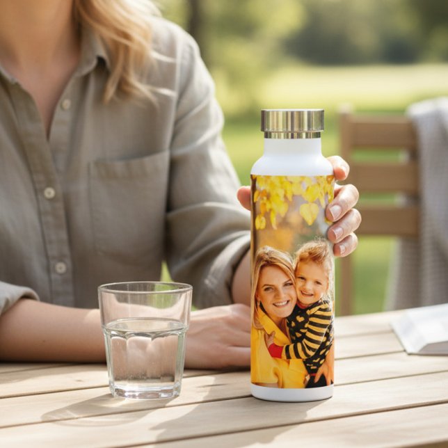 Create Your Own Photo Personalised Custom Water Bottle (Creator Uploaded)