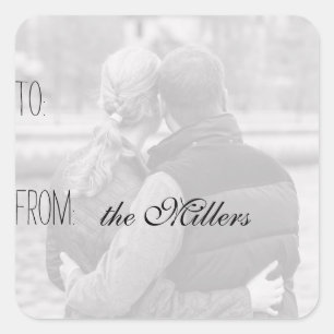 Create your own Photo Personalised Gift Tag