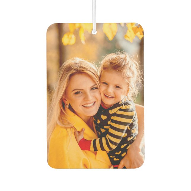 Create Your Own Photo Personalized Custom Car Air Freshener (Front)