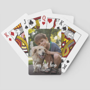 Create Your Own Photo Playing Cards