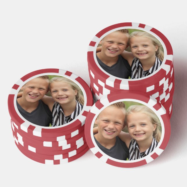Create Your Own Photo Poker Chips (Stack)