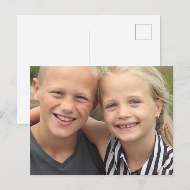 Create Your Own Photo  Postcard (Front/Back)