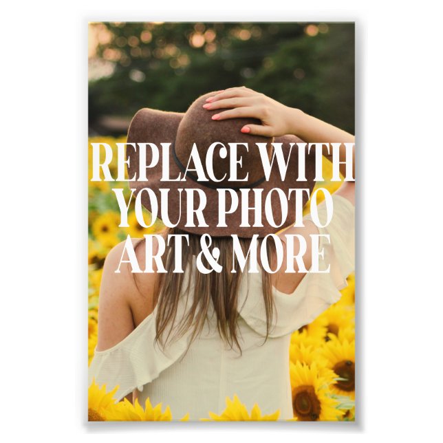 Create your own photo print (Front)