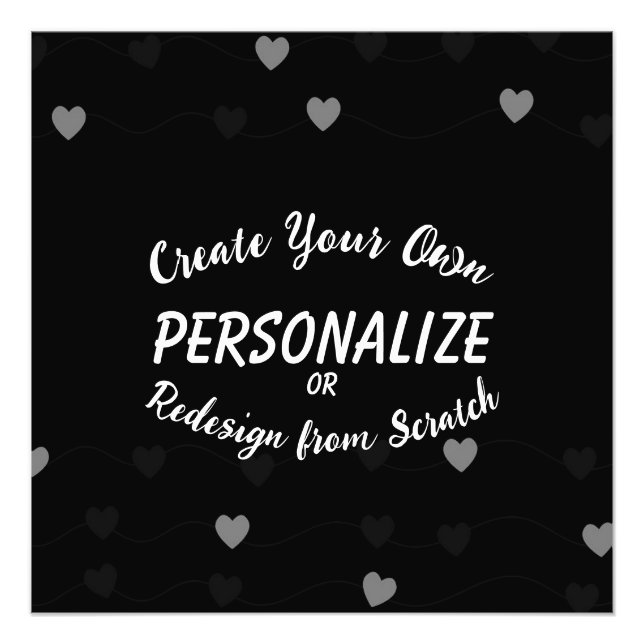 Create Your Own Photo Print (Front)