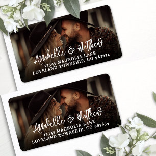 Create Your Own Photo Return Address Label