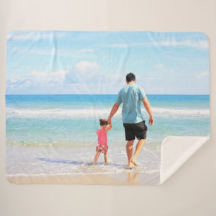 Create Your Own Photo Sherpa Blanket Personalised