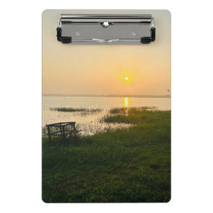 Create Your Own Photo Simple beach sunrise Mini Clipboard