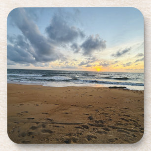 Create Your Own Photo Simple Modern sun rice Coaster
