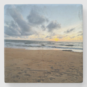 Create Your Own Photo Simple Modern sun rice Stone Coaster