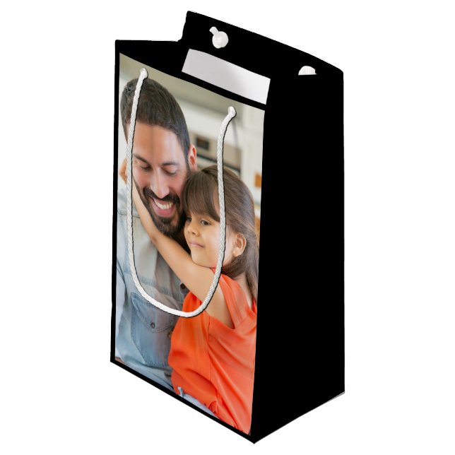 Create Your Own Photo Small Gift Bag (Front Angled)