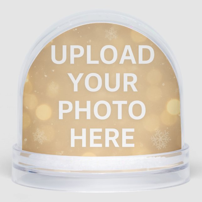 Create Your Own Photo Snowglobe (Front)