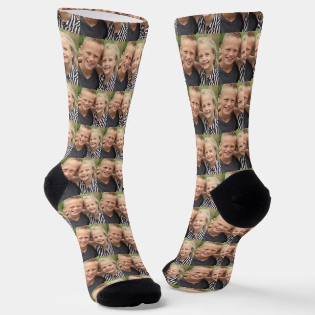 Create Your Own Photo Socks (Angled)