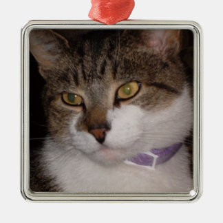 Create your own photo Square ornament template