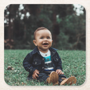 Create Your Own Photo Square Paper Coaster