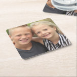 Create your own photo square paper coaster<br><div class="desc">Create your own photo cardboard</div>