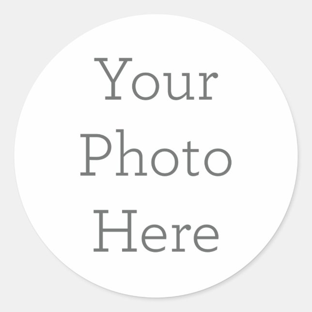 Create Your Own Photo Sticker (Front)