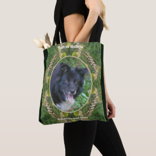Create Your Own Photo Summer Grass Frame Tote Bag
