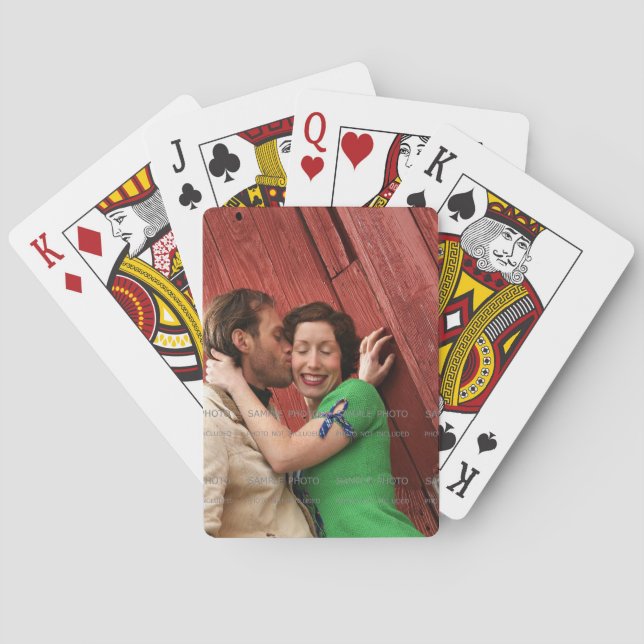 Create Your Own Photo Template Playing Cards (Back)