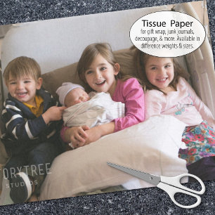 Create Your Own Photo Template Tissue Paper